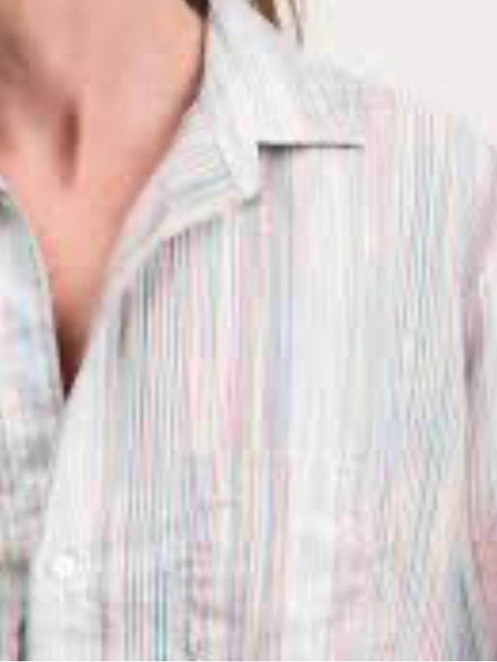Frank & eileen Striped short- Sleeve Button-Up Shirt - Multi stripe
